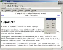 Screenshot of K-Meleon