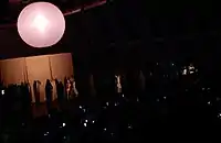 Kanye West performing "Say You Will" at the Hollywood Bowl on September 25, 2015.