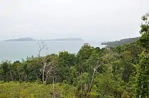 Koh Rong, viewing Koh Koun and Koh Rong Sanloem