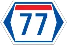 Gwangju Metropolitan City Route 77 shield}}