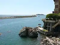 Wreck near Genoa, Pegli (Porto di Prà), 27 July 2014