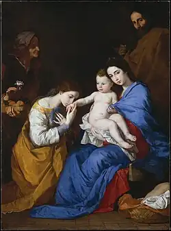 The Holy Family with Saint Anne and Catherine of Alexandria, 1648, 209.6 x 154.3 cm., Metropolitan Museum of Art