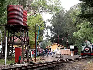lakeside station from the south end of the station