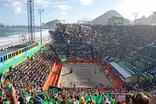 Image 21Olympics 2016 tournament (from Beach volleyball at the Summer Olympics)