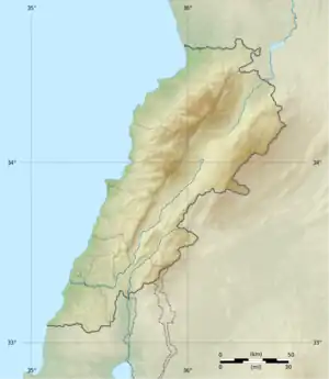 Siege of Tripoli (1271) is located in Lebanon