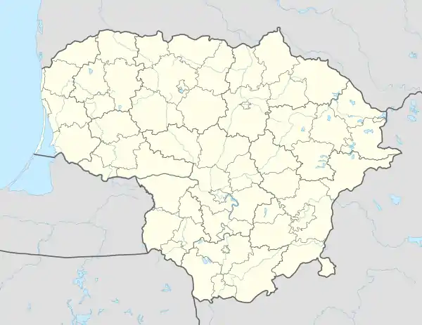 Subačius is located in Lithuania