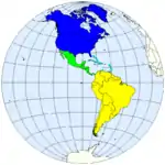 UN geoscheme for the Americas Caribbean Central America Northern America South America