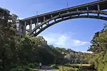 Long Gully Bridge viewed from Tunks Park