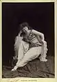 Louise Beaudet, stage actress in harem costume