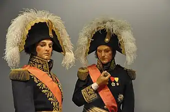 Marshal General Jean-de-Dieu Soult and General Henri Gatien Bertrand.