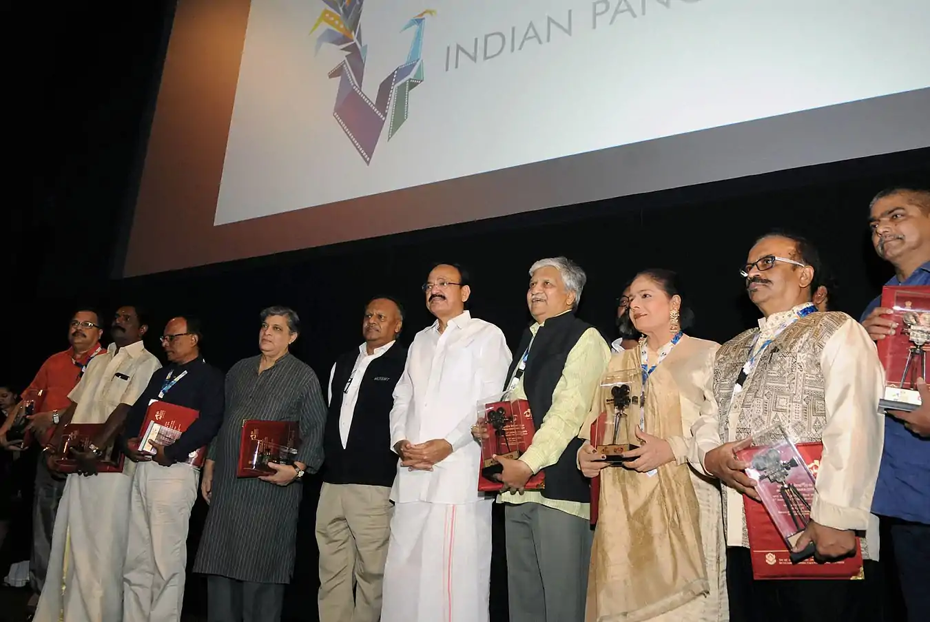 M. Venkaiah Naidu at the inauguration of the Indian Panorama, during the 47th International Film Festival of India (IFFI-2016), in Panaji, Goa (1).jpg