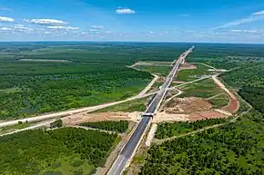 M12 highway in construction aerial photo from Avtodor(3).jpg