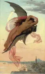 Moonlig Dreams, by Gabriel Ferrier, 1874, oil on canvas, private collection