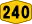 Federal Route 240 shield}}