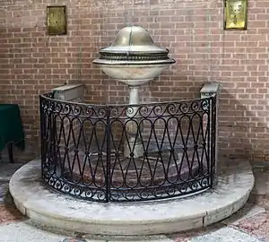 Baptismal Fonts.