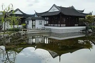 Image 14Main hall and tea house in Dunedin Chinese Garden (from Chinese culture)