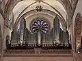 Pipe organ and rose window