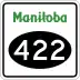 Provincial Road 422 marker