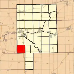 Location in LaSalle County