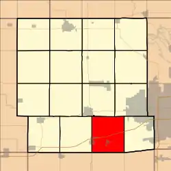 Location in Dallas County