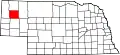 Map of Nebraska highlighting Box Butte County