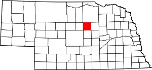 State map highlighting Garfield County