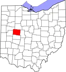 Logan County map