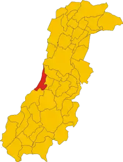 Sassuolo within the Province of Modena