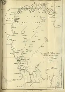 Old Cross River showing Oron as Tom Shotts Town 1885