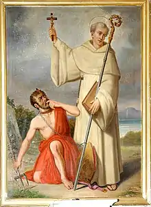 Saint Bernard and Satan, 1885