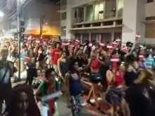 March held in Vitória in honor of Marielle Franco and Anderson Pedro Gomes.