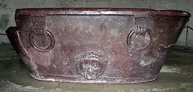 Porphyry sarcophagus of Theodoric