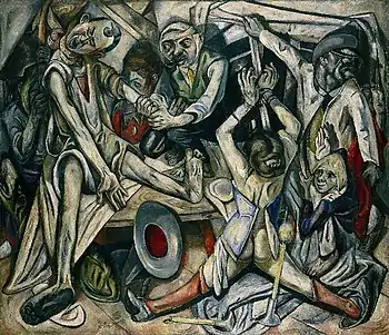 Image 16Max Beckmann, The Night (Die Nacht), 1918–1919, Kunstsammlung Nordrhein-Westfalen, Düsseldorf (from History of painting)