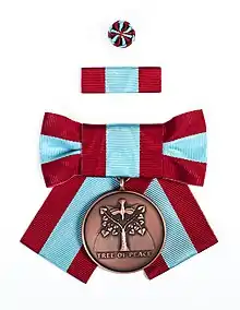Lady's version of the Memorial Medal of Tree of Peace.