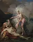 Venus healing Aeneas, 1820