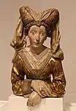 Michel Erhart, reliquary (bust of Mary Magdalene), Ulm, c. 1475-80, tilia, Late Gothic, with modern additions
