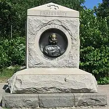 Monument to Col. Patrick O'Rorke and the 140th New York on Little Round Top