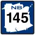 Route 145 marker