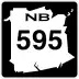 Route 595 marker