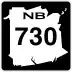 Route 730 marker