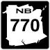 Route 770 marker