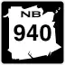Route 940 marker