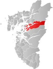 Hjelmeland og Fister within Rogaland