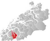 Hjørundfjord within Møre og Romsdal