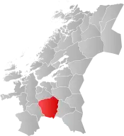 Midtre Gauldal within Trøndelag