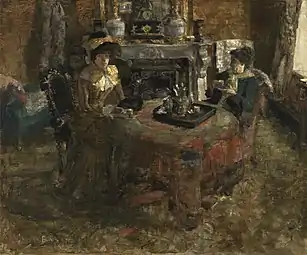 Afternoon in Ostend (1881), oil on canvas, 108 x 133 cm., Royal Museum of Fine Arts Antwerp