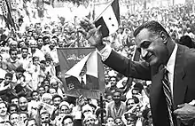 Image 24Egyptian President Gamal Abdel Nasser in Mansoura, 1960 (from Egypt)