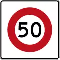 (R1-8.1) 50&nbsp;km/h speed limit