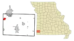 Location of Loma Linda, Missouri