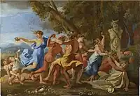 Nicolas Poussin - A Bacchanalian Revel before a Term (1632-3)